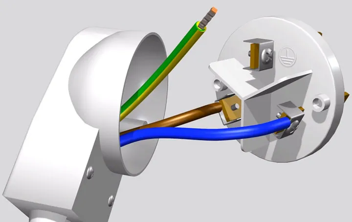 как правильно подключить фазу и ноль на вилке
