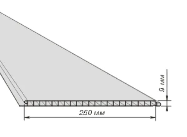 размеры панелей для потолка