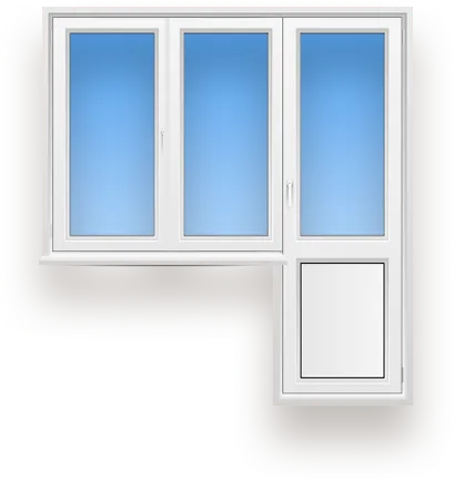 Окно и балконная дверь