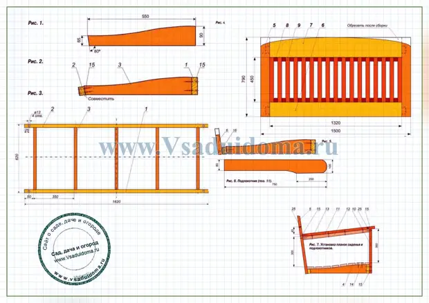 Качели-скамейка для дачи своими руками: инструкция, фото и чертежи