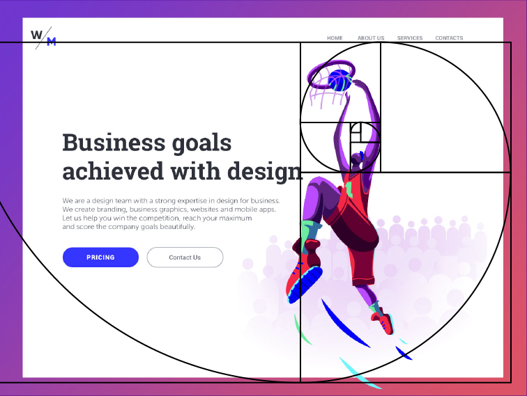 Золотое сечение в веб дизайне - CloudMakers
