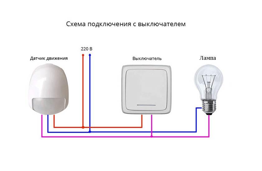 Выключатель с датчиком движения: как