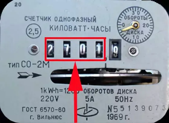 Как правильно снять показания со счетчика электроэнергии?