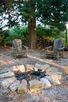 Fire Pit Yard, Outside Fire Pits, Backyard Patio, Backyard Landscaping, Pergola Patio, Outdoor Kids