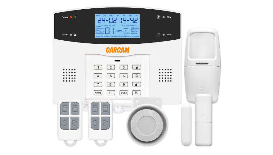 Купить Wi-Fi/GSM/PSTN сигнализацию CARCAM GSM ALARM KIT PROFESSIONAL