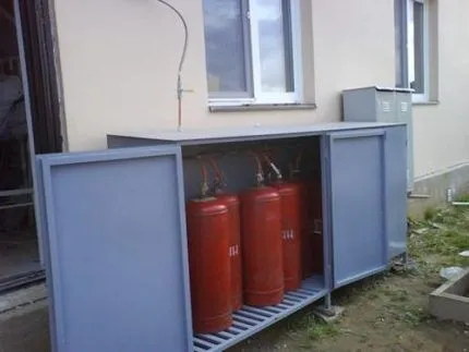 Отопление сжиженным газом в баллонах