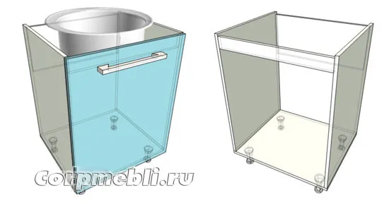 Тумба под мойку (ширина 600 мм)