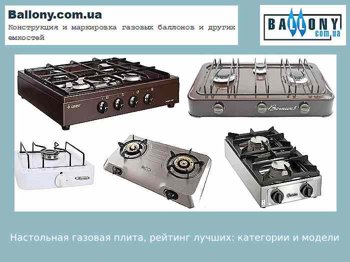 Настольная газовая плита, рейтинг