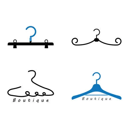 Clothes hanger. hanger icon vector isolated on white background