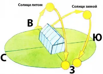 Расположение деревянной грядки