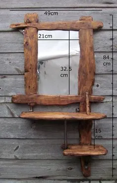 Мебель своими руками Driftwood Furniture, Log Furniture, Furniture Design, Furniture Ideas, Furniture Stores, Driftwood Mirror, Martin Furniture, Furniture Board, Liberty Furniture