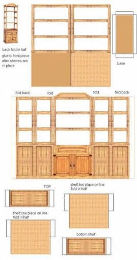 dollhouse furniture | Paper doll house