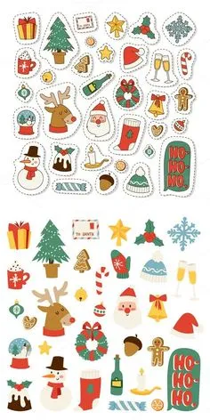 Christmas icons vector symbols. Christmas Icons. $5.00 Christmas Doodles, Christmas Icons, Christmas Drawing, Christmas Mood, Christmas Design, Christmas Crafts, Christmas Decorations, Xmas, Chirstmas Decor