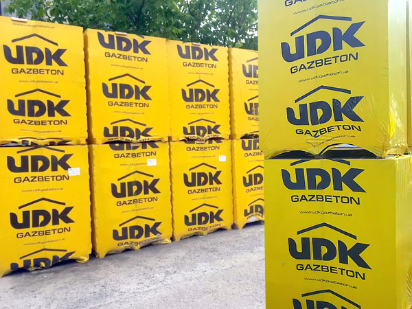 Купить газобетон UDK ХСМ с доставкой в