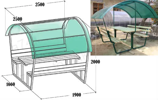 Сварная беседка