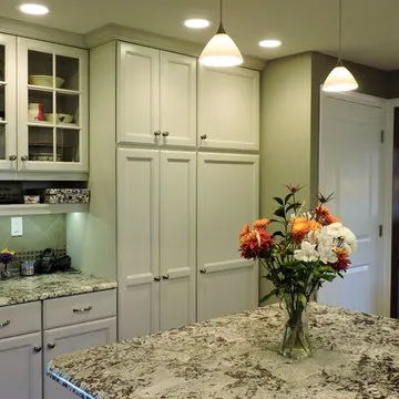 Simple Kitchen with Sage Accents