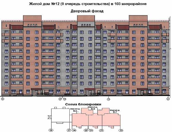 Высота 10 этажного дома в метрах